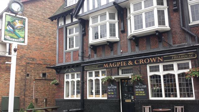 Image of Magpie and Crown